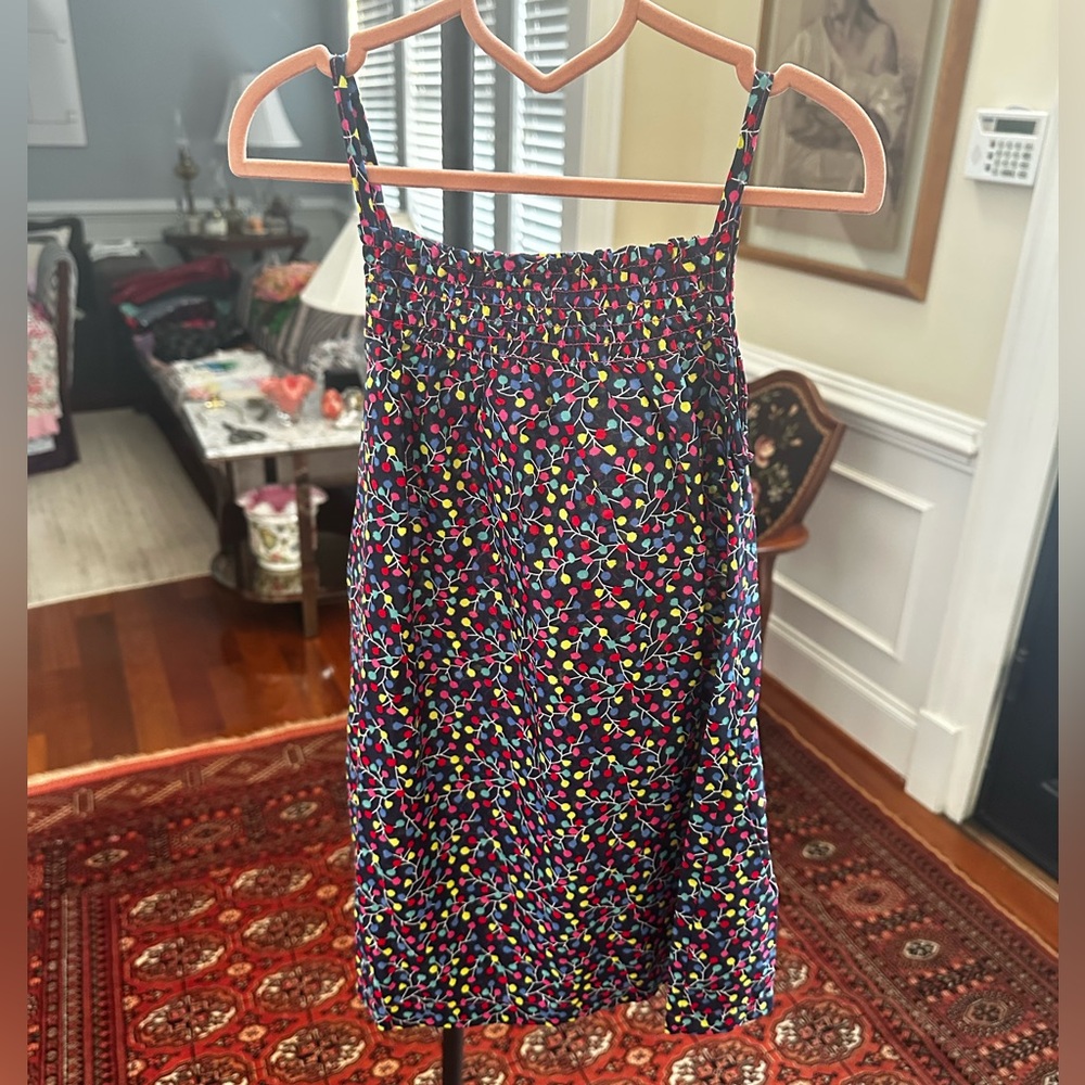 Du Pareil au Même Black Multicolor Dot Sundress for Girls - Size: 6 years
